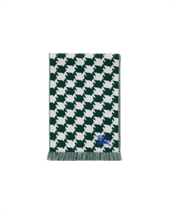 Детский шарф с вышитым логотипом, Dark Moss Burberry