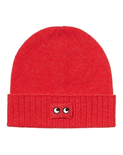 Вязаная шапка из кашемира унисекс разноцветная, Agate Red Uniqlo