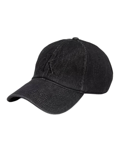 Хлопковая бейсболка унисекс черная, Black Calvin klein