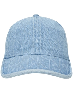 Хлопковая бейсболка унисекс, VHJ-Denim Blue Calvin klein