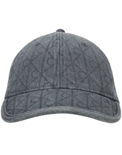 Хлопковая бейсболка унисекс, PA7-Denim Gray Calvin klein