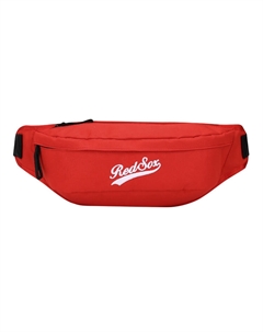 Полиэстеровый поясной рюкзак через плечо унисекс красный Mlb
