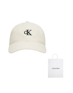 Хлопковая бейсболка унисекс, YAE-Cow Ivory Calvin klein