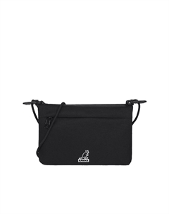Тканевый конверт-сумка через плечо унисекс малый, Black (Box Included) Kangol