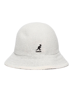 Модифицированная акриловая акриловая полиэстер нейлоновая ведро шляпа унисекс белый, White Kangol
