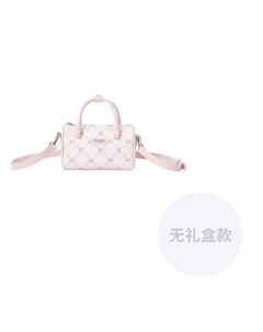 Матовый кожаный бостонский мешок цилиндрической формы модная женская сумка персикового розового оттенка, Peachy Puff Pink Kappa