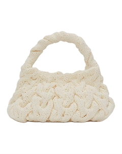 Вязаная сумка-шоппер Cable knit Jw anderson