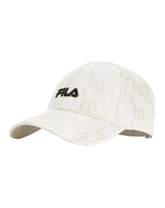 Бейсболка из полиэстера и хлопка унисекс белого облачного цвета, Cloud White Color Fila