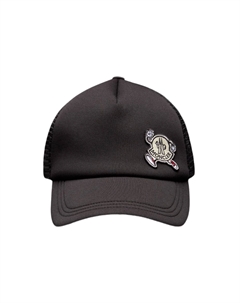 Хлопковая бейсболка мужская, Black Moncler