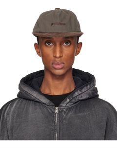 Серо-коричневая рабочая кепка We11done