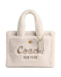 Сумка-шоппер из овчины с наплечным ремнем Coach