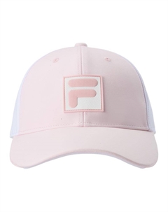 Хлопковая бейсболка детская розовая, Pink Fila