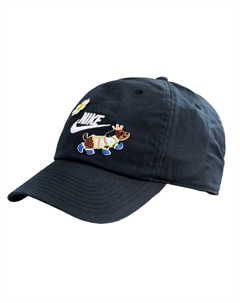 Хлопковая бейсболка унисекс черная, Black Nike