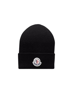 Бейсболка с логотипом на нашивке, Black Moncler