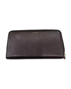 Женский клатч из коровьей кожи кофейного цвета Bally