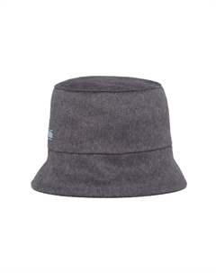 Кепка-ведро с логотипом из кашемира Prada