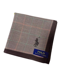 Шёлковый шарф унисекс умбра, Umber Polo ralph lauren