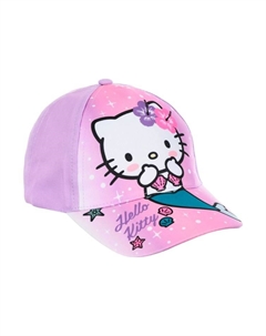 Бейсболка, фиолетовый Hello kitty