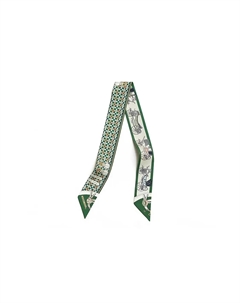 HERMES Шёлковый шарф женский зелёный, Green Hermès