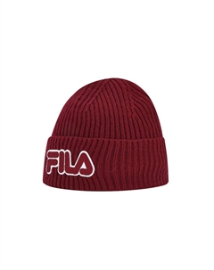 Оригинальная акриловая вязаная шапка из овечьей шерсти для женщин Тепси Бургунди, Tipsy Burgundy Fila