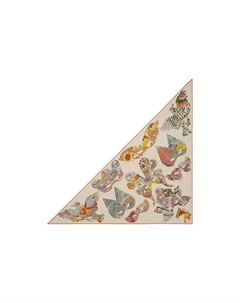 HERMES Женская шаль желтая, Yellow Hermès