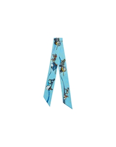 HERMES Шёлковый шарф, Blue Hermès