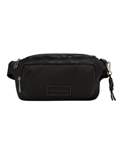 Кальвин Кляйн Фабрик Одноплечевая поясная сумка кроссбоди среднего размера мужская космический черный Calvin klein