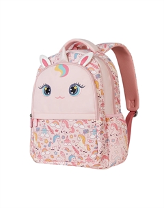 Рюкзак из ткани для школьников детский ангельский розовый/фиолетовый/йоркский синий/серый хлои, серый хлои Nohoo