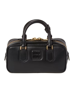 Сумка кожаная женская черная Miu miu