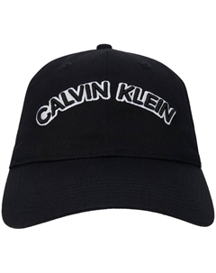 Хлопковая бейсболка унисекс космический черный, UB1-Space Black Calvin klein