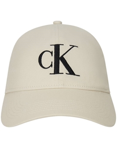 Хлопковая бейсболка унисекс коровья слоновая кость, YAE-Cow Ivory Calvin klein