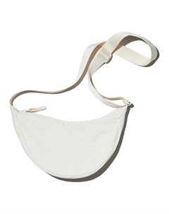 Нейлоновая мини-сумка через плечо женская белая, White Uniqlo