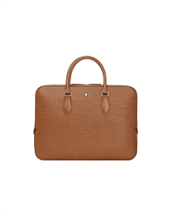 Кожаный портфель Meisterstuck мужской цвета карамельный Montblanc