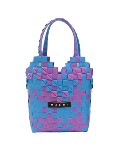 Полипропиленовая корзина-сумка для детей фиолетовая и синяя Marni