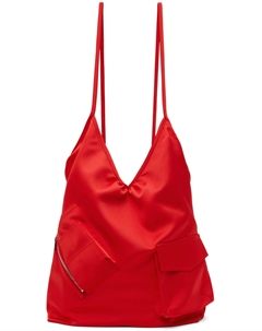 Красная сумка-тоут с карманом и сенсорным экраном We11done