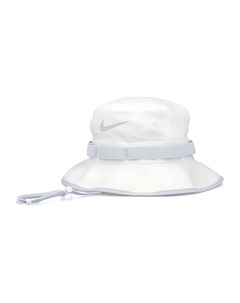 Хлопковая бейсболка с нейлоном и эластаном мужская белая, White Nike