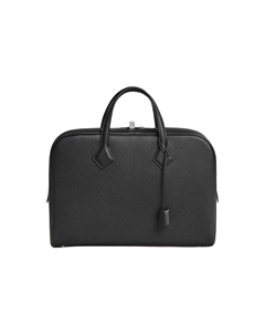 HERMES Кожаный портфель женский, 89 Noir Black Hermès