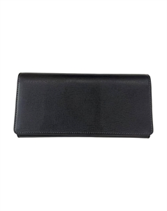 Женский клатч из коровьей кожи черный Bally