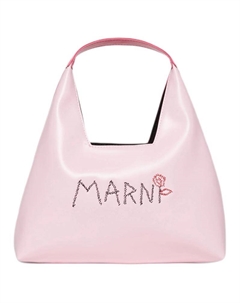 Детская сумка через плечо с вышитым логотипом и открытым верхом Marni