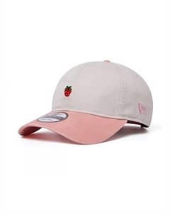 Хлопковая бейсболка унисекс розовая, Pink New era