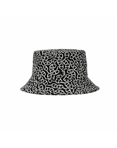 Полиэстеровая панама женская черная HERMES Hermès