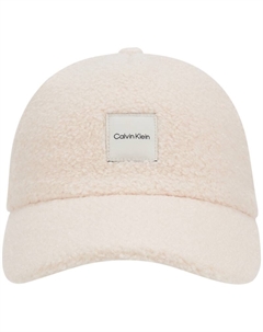 Хлопковая бейсболка унисекс цвета слоновой кости, QYJ-Milk White Calvin klein