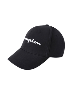 Бейсболка из ткани унисекс черная Champion