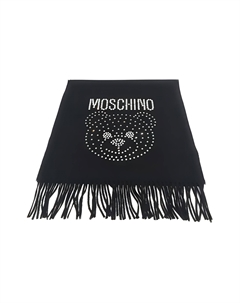 Вязаный шарф женский черный, Black Moschino