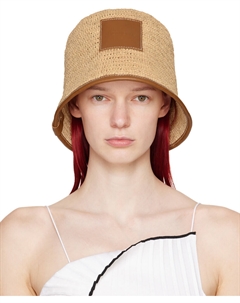 Бежево-коричневая шляпа Les Classiques 'Le bob Soli' Jacquemus