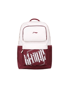 Полиамидный рюкзак большой белый, красный Lining young