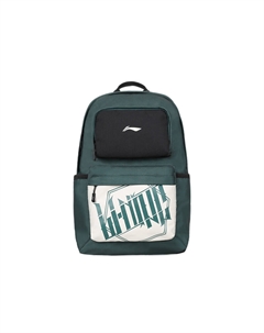 Полиамидный рюкзак большой белый, зеленый Lining young