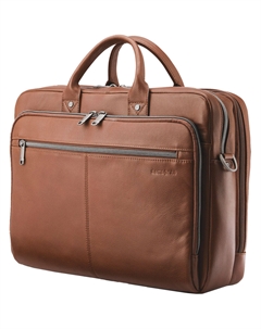 Портфель для ноутбука Classic Leather Toploader (коньячный) Samsonite