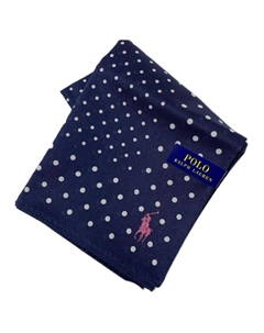 Шёлковый шарф унисекс голубой, Blue Polo ralph lauren