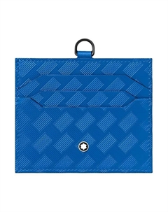 Кожаный картхолдер для мужчин современный синий Montblanc